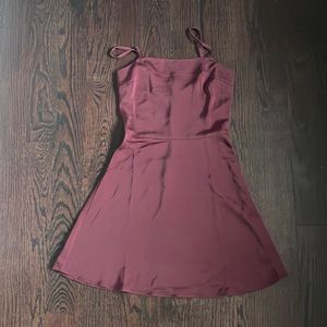 Francesca XXS burgundy dress